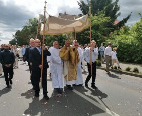 Procesja Bożego Ciała w Kłodawie